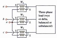 12.4 Power in a unbalanced System Three Watt-Meter