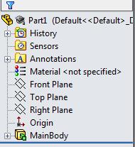 Design Tree Organization Organization helps with future editing or modifying of features Good CAD