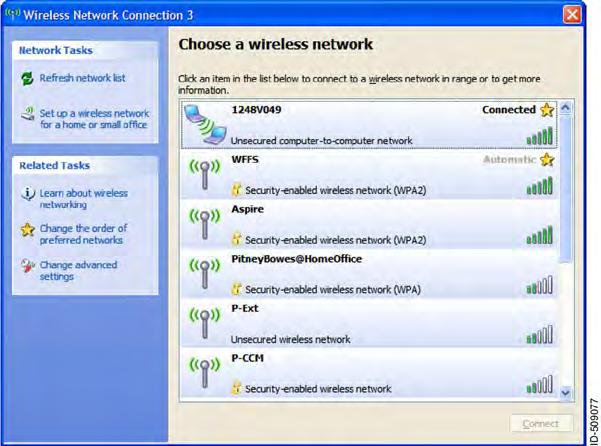 5. Wait for the WiFi module to acquire a valid network address and state that it is connected.