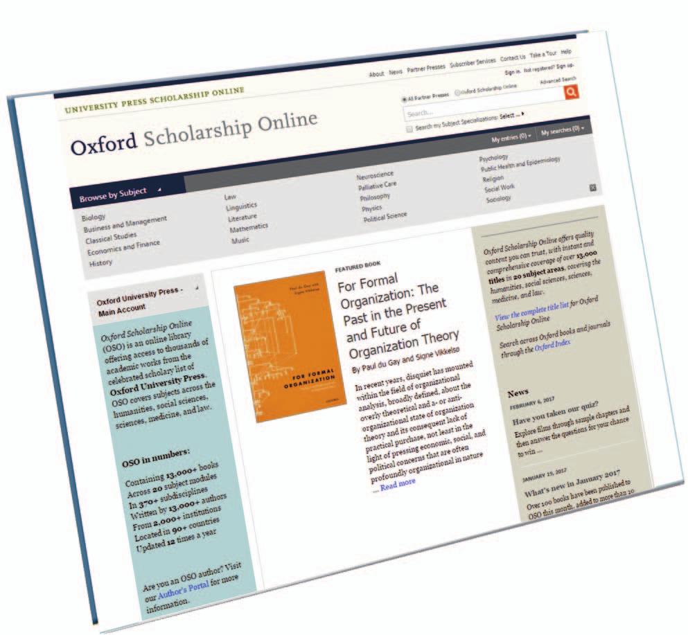 works from the world-renowned academic publishing list of Oxford