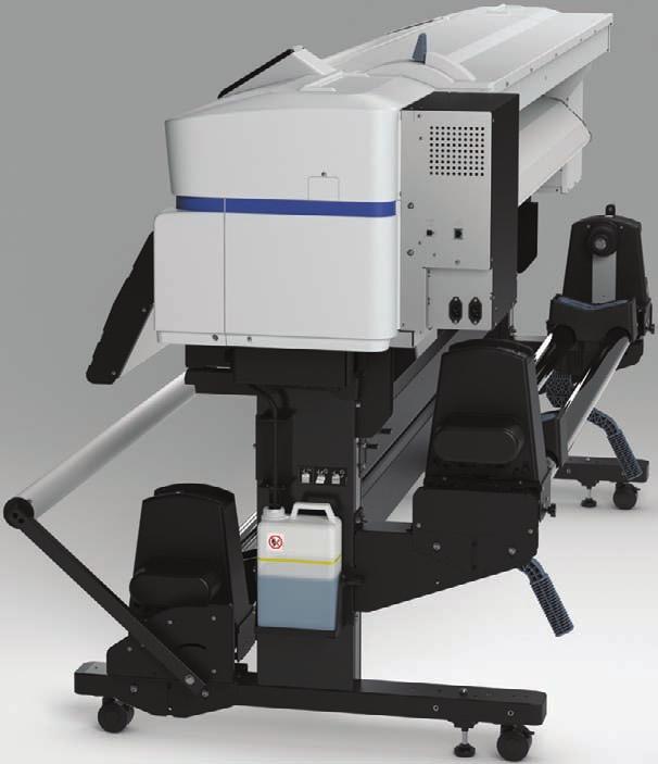 5 Epson Micro Piezo AD-TFP print head access cover. Maintenance area allowing for quick, easy access to print head units for preventative maintenance operations.