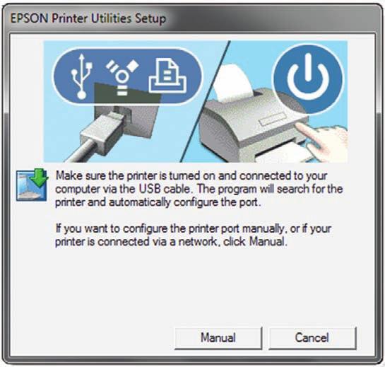 Install the Epson SC Series Comm Driver by launching the appropriate version of Setup.exe.
