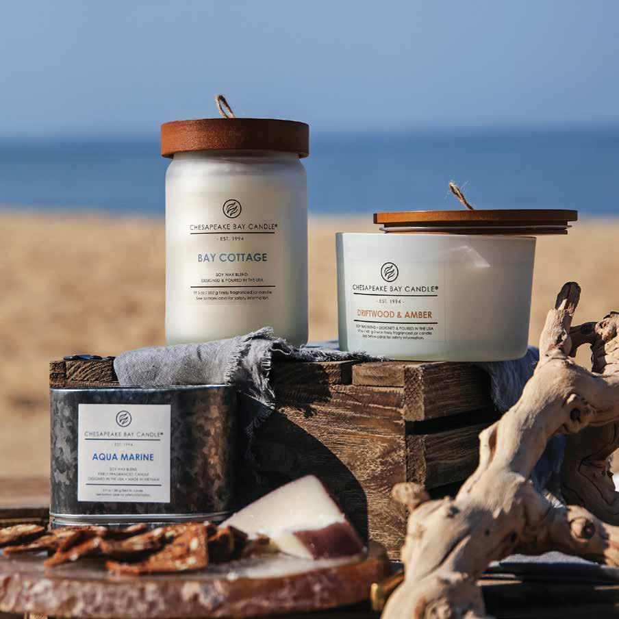 THE HERITAGE COLLECTION Since 1994, Chesapeake Bay Candle has been the home fragrance brand synonymous with stylish design and unique nature-inspired fragrances.