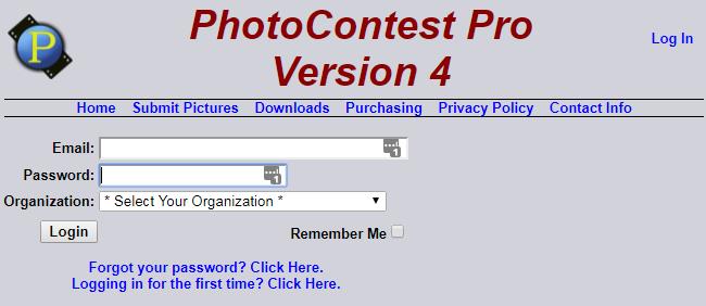 To register at the PhotoContest Pro web site (one time only) 1) Open your Internet browser and go to this web site http://www.photocontestpro.