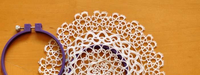 Materials Needed Various doilies Various Size Embroidery Hoops.