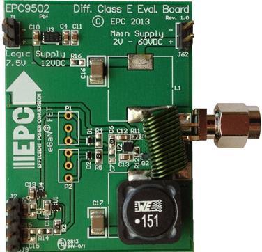 Class E Amplifiers EPC2012 MOSFET 5 L e = 500 nh C sh
