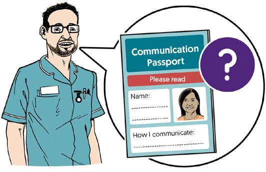 If you find it hard to communicate, staff should ask you if