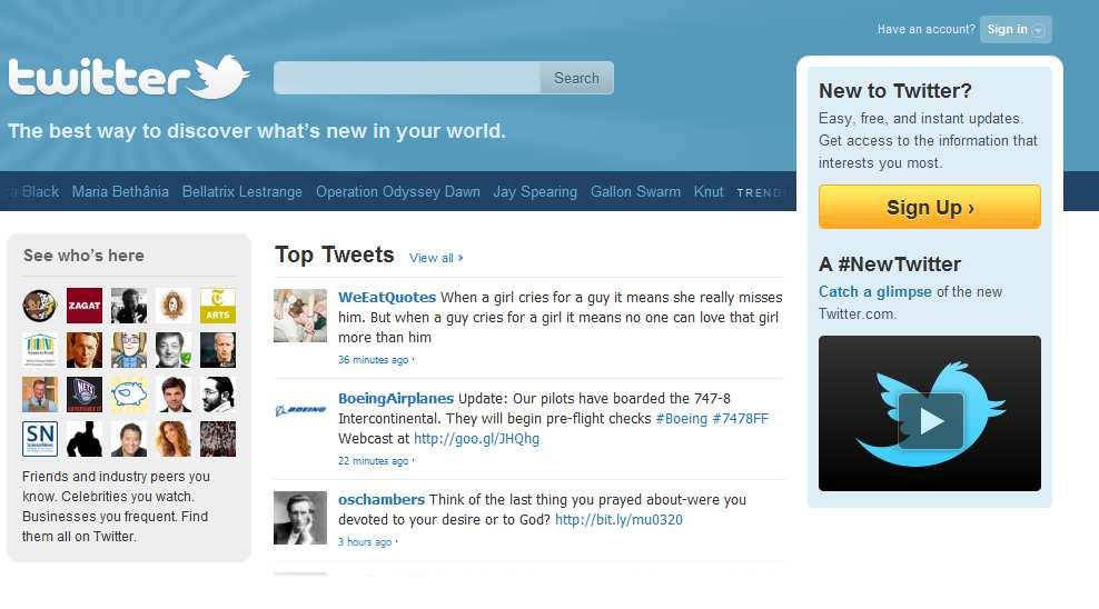 What is Twitter? Twitter.com is a micro-blogging platform. People can follow you on Twitter, and they ll see the tweets (short messages) that you post on your Twitter account.