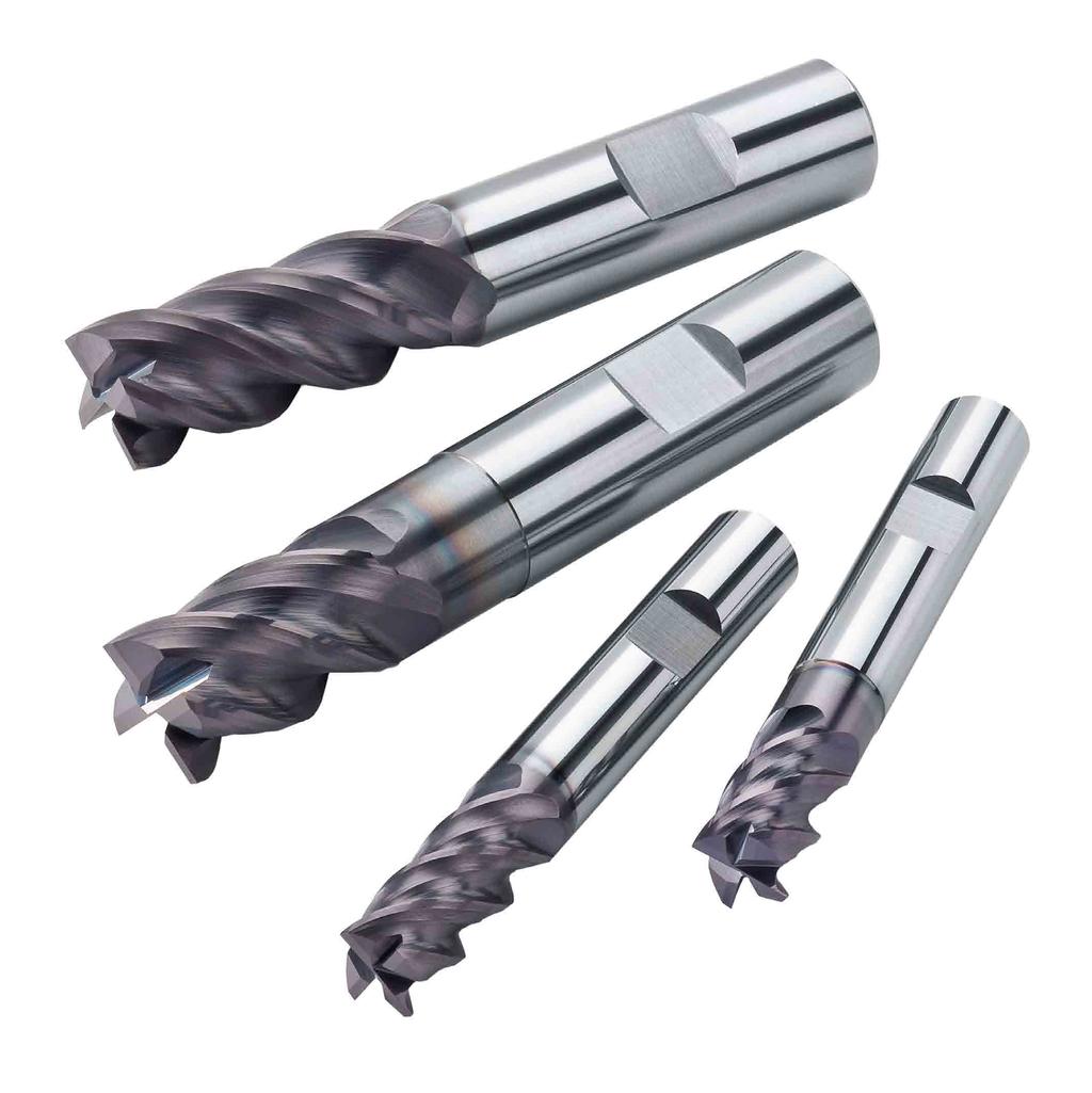 New vibration control solid carbide end mill series SHV, MHV TAR vibration control end mill series The new
