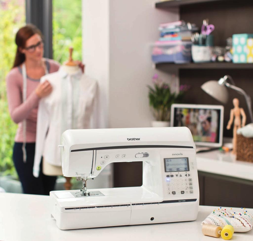 NV1100 & NV1300 NV1100 & NV1300 Get creative and tackle large projects with these easy to use computerised sewing and quilting machines.