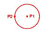 CIRCLE There are 6 options to create a circle. (Center, Radius; Diameter, Radius; 2 Point; 3 Point; Tangent, Tangent, Radius and Tangent, Tangent, Tangent) The default option is Center, radius.