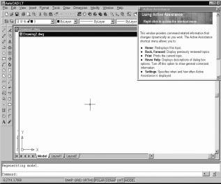 Note that two graphics windows, Drawing1 and Drawing2, are opened.