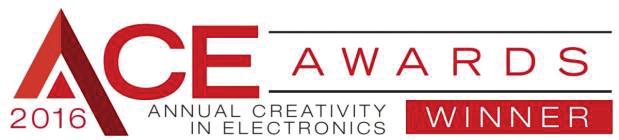 ACE Awards Winner Annual Creativity In Electronics 2016 VM1000 The VM1000 is a low noise, high dynamic range, single ended analog output piezoelectric MEMS microphone.