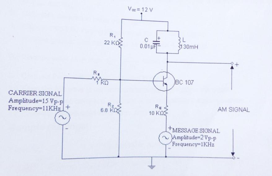 The circuit is connected as per the circuit diagram shown in Fig.1. 2.