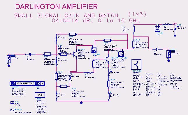Homework #3: A Darlington Amplifier with