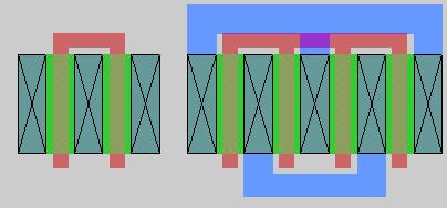 Use Folding to Reduce Diffusion For very large transistors you end up with a bad aspect ratio.