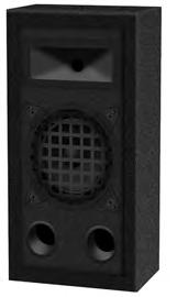 System High Output Compact DJ System Design Wide Angle High Frequency 1 Horn Tweeter High Output Ribbed Cone Woofer 0.