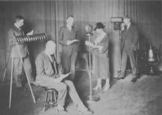 Radio Programs The public began to obtain radio sets of their own, and existing telegraph operators set up radio stations to provide programming in the 1920s. A radio drama, broadcast live.
