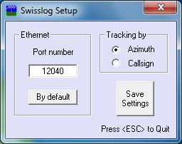 from Setup -> Trackers Setup -> Swisslog Setup Swisslog settings: Go to Swisslog > Options > Rotor-Interface and select PstRotator as rotor