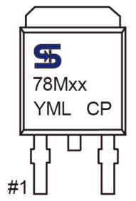 PACKAGE OUTLINE DIMENSIONS (Unit: Millimeters) TO-252 (DPAK) SUGGESTED PAD LAYOUT (Unit: Millimeters) MARKING DIAGRAM XX = Output Voltage 05 =5V 12 =12V Y =
