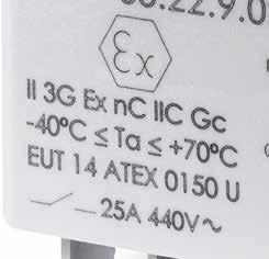 Ta +70 C mbient temperature EUT 14 TEX 0150 U EUT: laboratory which issues the CE type certificate 14: year of issue of certificate 0150: number of CE type certificate U: TEX component GS Electrical