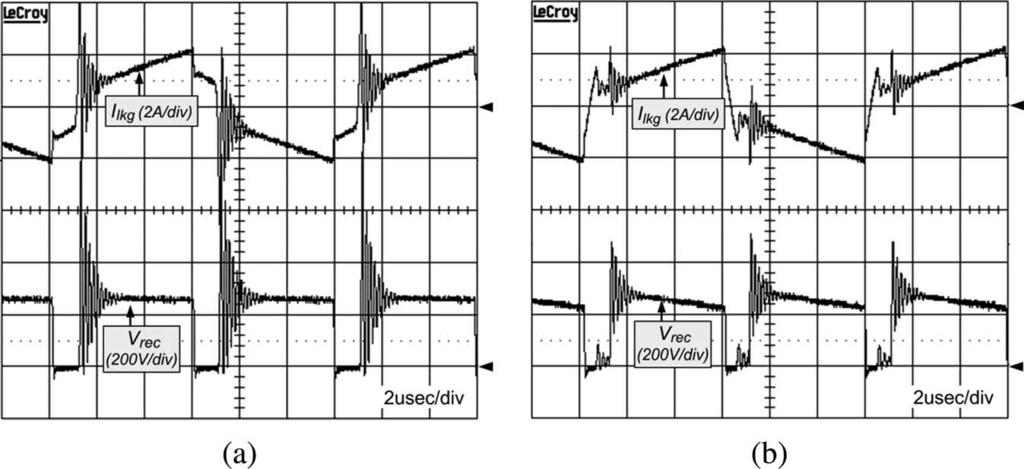 2788 IEEE TRANSACTIONS ON INDUSTRIAL ELECTRONICS, VOL. 54, NO. 5, OCTOBER 2007 Fig. 15. Experimental waveforms of conventional operations. (a) Conventional operation.