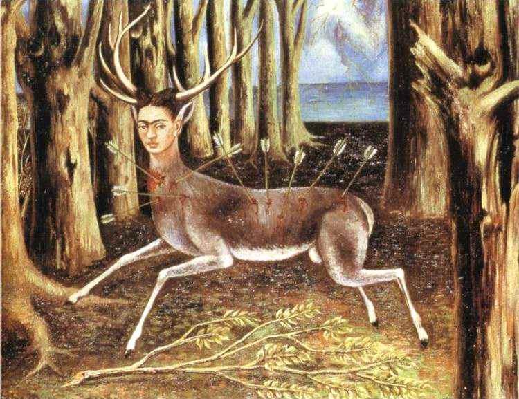 The Wounded Deer Frida Kahlo (1946) The Cross - Yun Dong-Ju (1941.