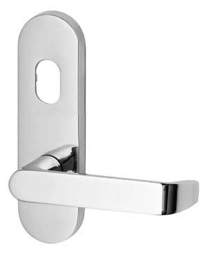 Lockwood Catalogue 2800 Series Round End Mortice Latch Furniture with FIRE RATED Description A beautifully curved brass plate with bevelled edges and corners and concealed fixing on both the outside