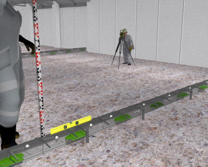 The levelness and straightness of the joint installation should be according to the relevant requirements of the floor slab design, and again checked using a standard laser level device or optical