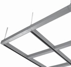 Q U ICK GRID I I 2 X 2 OR 2 X 4 2X2 OR 2X4 Create a beam ceiling effect to provide people scale in high ceiling spaces.