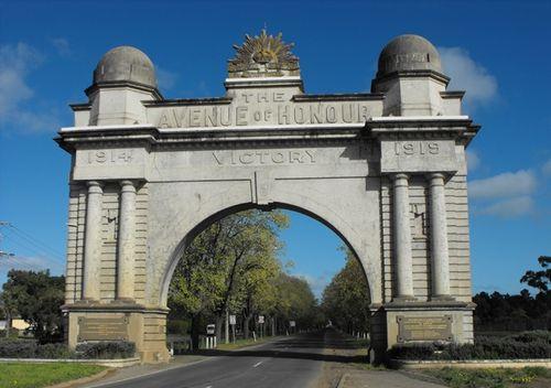Halliday is also remembered on the Ballarat Avenue of Honour (1917-1919) where almost 4,000 trees were planted to represent the number of men and women from the Ballarat district who served in World