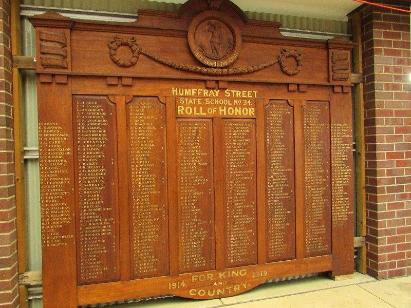 34 Roll of Honour, located in the Ballarat Ranger Military Museum, Ranger Barracks,
