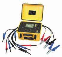 A 6555 Expert tools Reference P01139705 P01139706 Insulation 500/1,000/2,500/5,000/10,000 V 500/1,000/2,500/5,000/10,000/15,000 V Voltage Range Continuity 10 kv 15 KV 10 kω to 25 TΩ 10 kω to 30 TΩ
