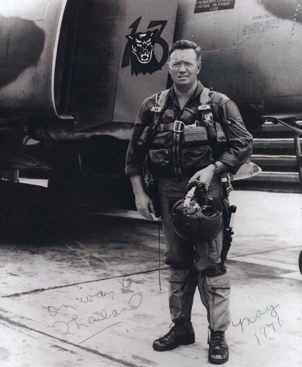 He served three combat tours during the war and flew a record-breaking 483 flight missions. In 1972, on his 483rd flight, his luck ran out when he was shot down. That became his last flight in combat.