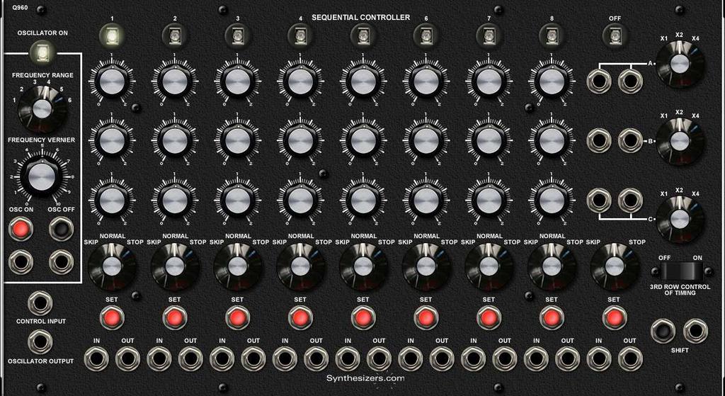 Sequencer Mode - Patch Ideas Bar Counting and Transposing The Q179 can be used to count complete cycles of another sequencer and use its output to transpose the sequence.