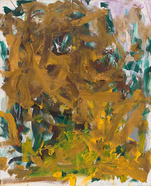 truth, and what emerged, on an international level, was a new form of abstraction that challenged the traditional ideas of space, process and aesthetics. Joan Mitchell 'Untitled,' 31.75 x 25.