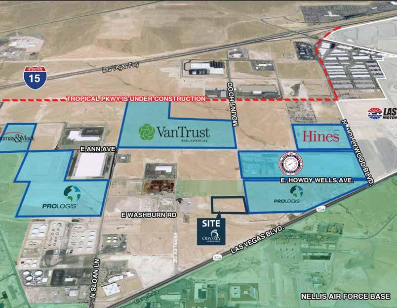 DEAL PIPELINE ODYSSEY MT HOOD LAND Las Vegas, Nevada 10 acres Odyssey purchased 10 acres of land next to the Las Vegas Motor Speedway.