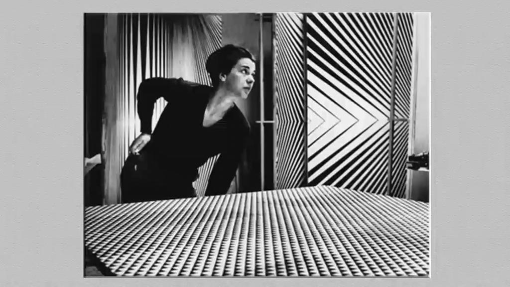 (Refer Slide Time: 13:10) So, definitely these are discoveries coming up from optical science researchers, but look at the wonderful ways in which artists like Vasarely and Bridget Riley are