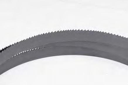 4 mm) Bandsaw blades generally feature a regular tooth pitch or combo tooth pitch.