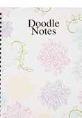 99 HOD780-97 Whimsical Doodle Notebook Size: 7 x 9 100 lined pages, edged