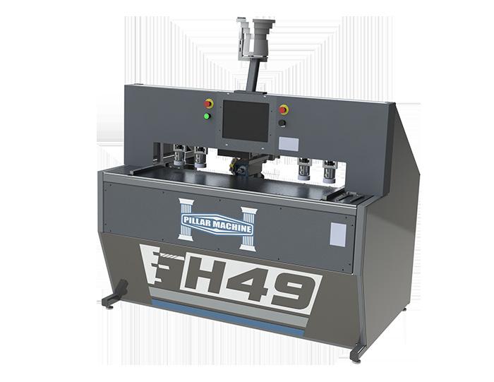 HPJ Horizontal / Vertical Bore & Dowel The H49 is a horizontal bore and dowel CNC