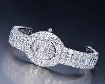 2 2794 3 2781 Piagetan White gold and diamond-set bracelet watch with diamonds, approximately 83.89carats.
