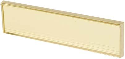 D&E letter plates - residential D&E letter plate flap. The D&E sprung letter plate flaps are fitted with an external use flap seal and brush seal draught excluder.