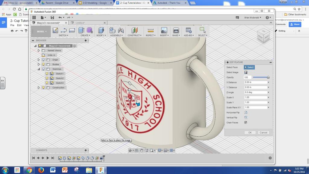 Mug Extension- Adding a Picture To Your Mug SHS Design Lab Most mugs have a saying or a picture on them, so why not your mug?
