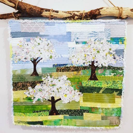 Teacher Update Our next teacher is Darcy Hunter on February 24 th @9am. She will be teaching Springtime Apple Orchard. The price is $15.00 for the class. We will be taking names in January.