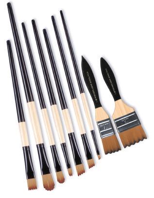 Black Gold Wave Brushes create fantastic effects and delicate patterns easily. Black Gold Series 206WV Wave 12295-4 4 $2.80 12296-8 8 $3.48 12297-12 12 $5.93 12298-16 16 $7.13 12299-18 18 $7.