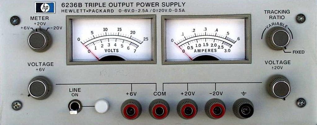 Next, let's take a closer look at the power supply. Configure the Power Supply Identify the analog Power Supply at your bench.