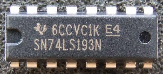 Figure 7: 7400 series chip identification guide Figure 8: Chip labeling example In the example image (Figure 8), SN and the logo identify the manufacturer