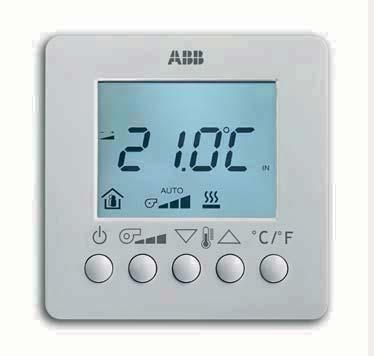 Technology 2 Technology The Fan Coil ambient temperature controller with display records the current room temperature and controls the heating and/or cooling.