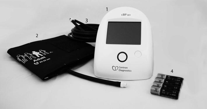 Package Contents 1 cbp301 Central Systolic Blood Pressure Meter